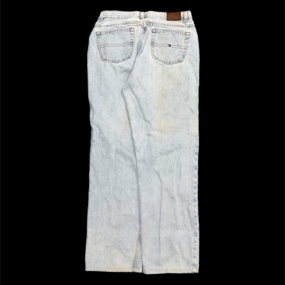 Vtg 90s Tommy Hilfiger Big Flag Jeans - Picture 1 of 13